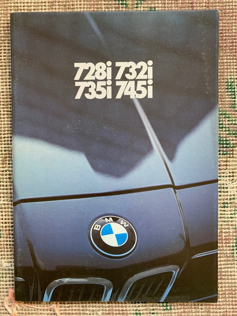 Nederlandse Folder brochure BMW 7-serie E23 1981 nieuw!, Nieuw, Ophalen of Verzenden, BMW, BMW