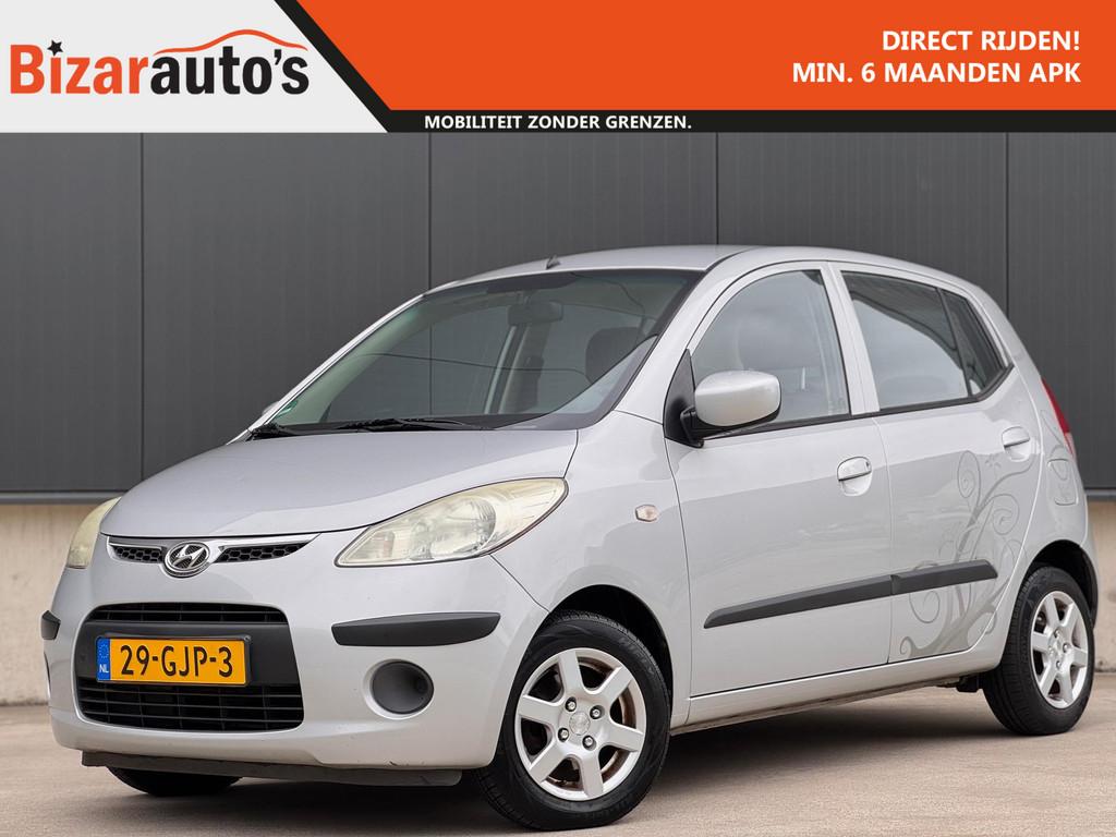 Hyundai i10 1.1 Dynamic Cool / Airco / 1 jaar apk / elec.ram, Auto's, Voorwielaandrijving, Stof, Gebruikt, 31 €/maand