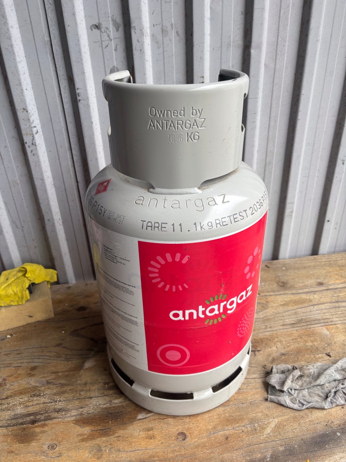 Antargaz gasfles - 10.5 kg propaan/butaan, Ophalen of Verzenden, Nieuw
