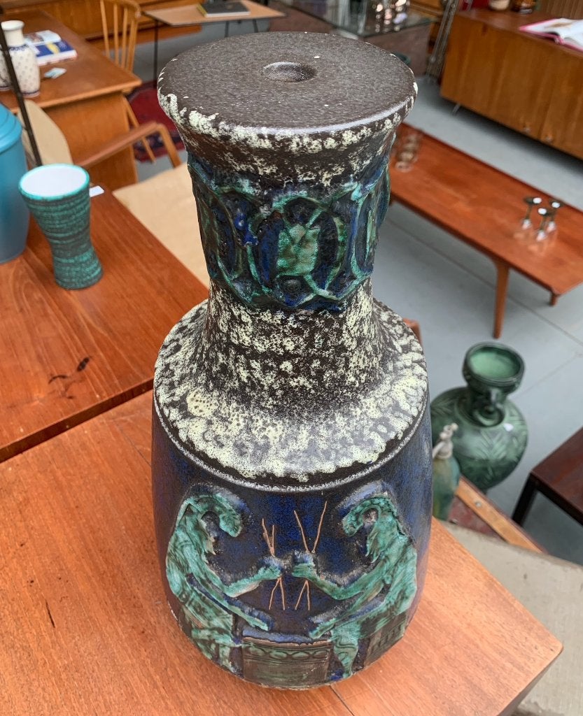 Keramiek Duitse lampvoet Gerhards - vintage retro, Ophalen, Gebruikt, Onbekend, Onbekend