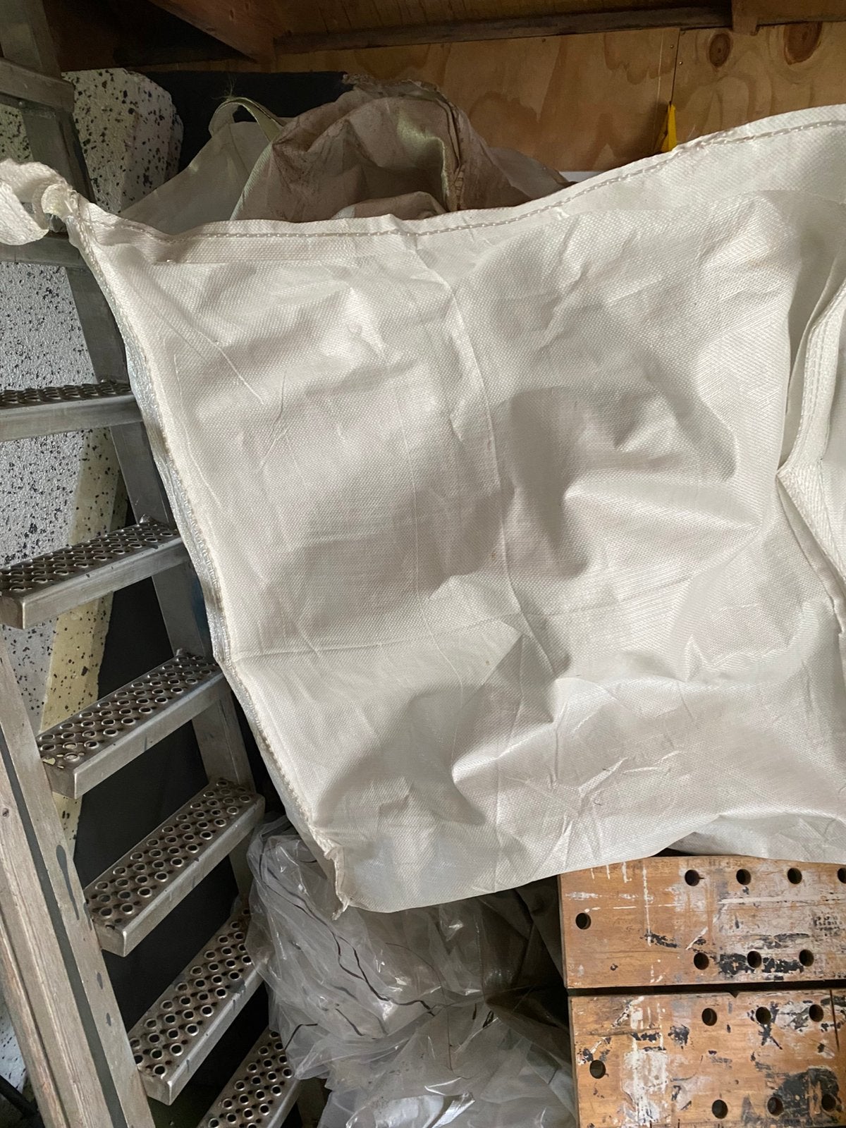 Big bag, Ophalen, Gebruikt