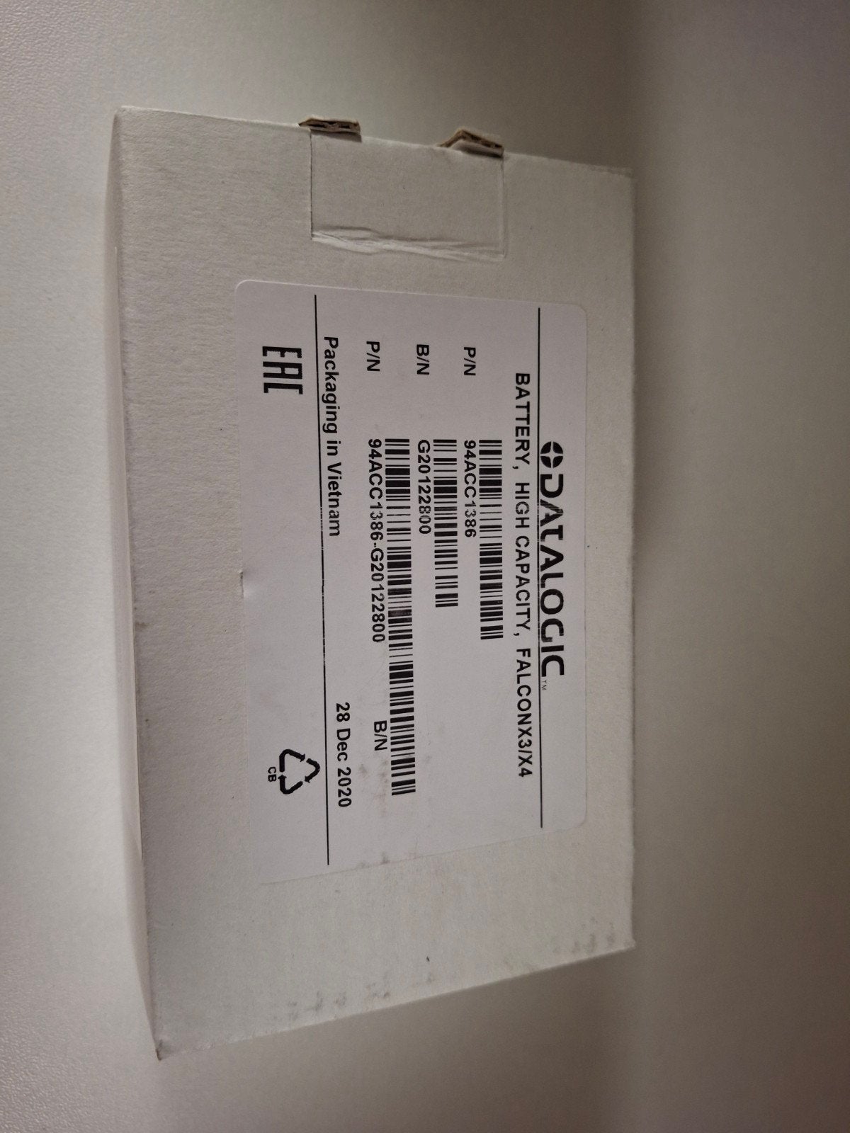 Datalogic 94ACC1386 Batterij Falcon X3 / X3+ / X4 - Nieuw, Computers en Software, Ophalen of Verzenden, Nieuw, Barcodescanner