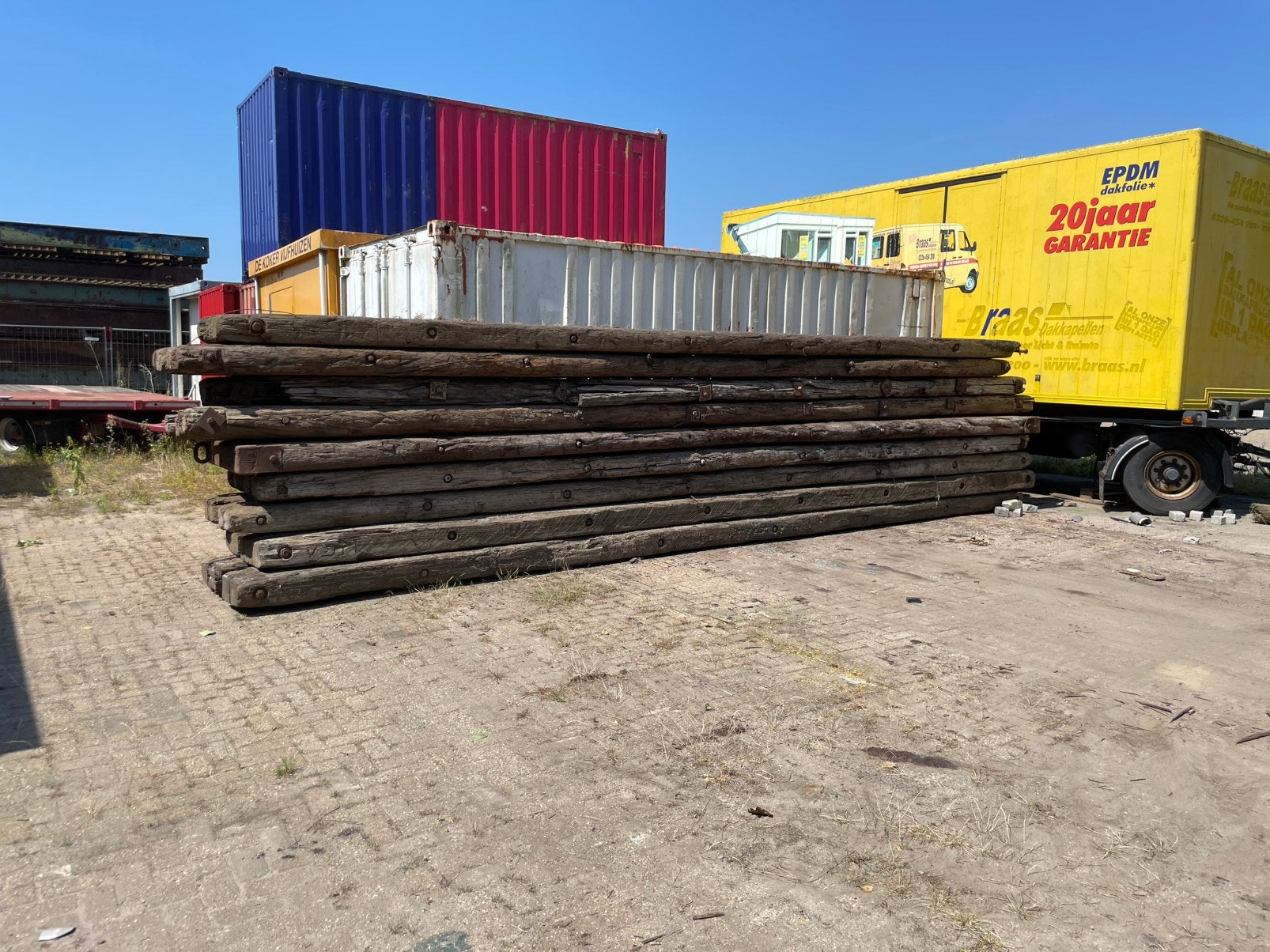 Draglineschot draglineschotten, Doe-het-zelf en Verbouw, Ophalen, Zo goed als nieuw