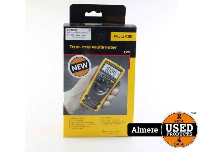 Fluke 175 Digitale Multimeter True RMS | Nieuw in doos, Fluke, Nieuw, https://www.fluke.com/nl-nl/ondersteuning/contact, 6920 Seaway Blvd, Everett, WA 98203, Verenigde Staten