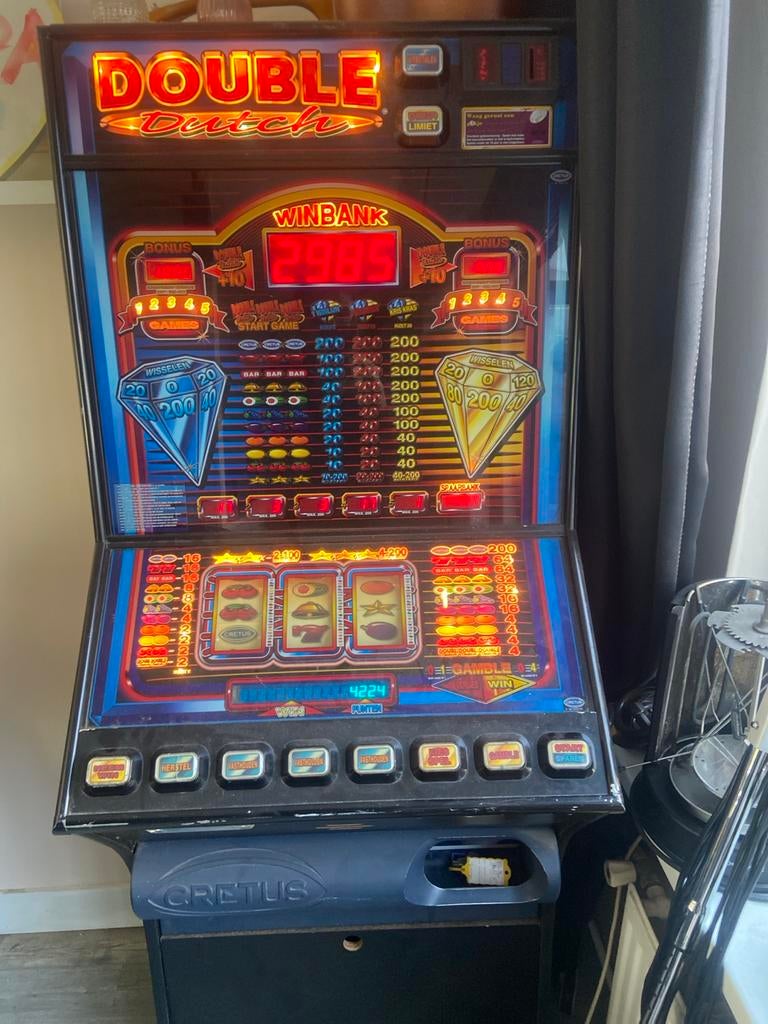 Double Dutch fruitkast - Werkt, leuk voor de fun!, Verzamelen, Automaten | Gokkasten en Fruitautomaten, Euro, Ophalen of Verzenden