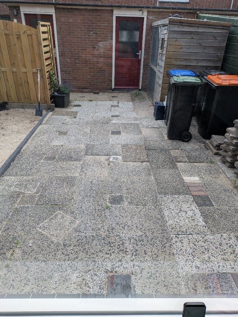 Tegels 60x40 Gratis ophalen., Ophalen, Gebruikt, 10 m² of meer, Beton