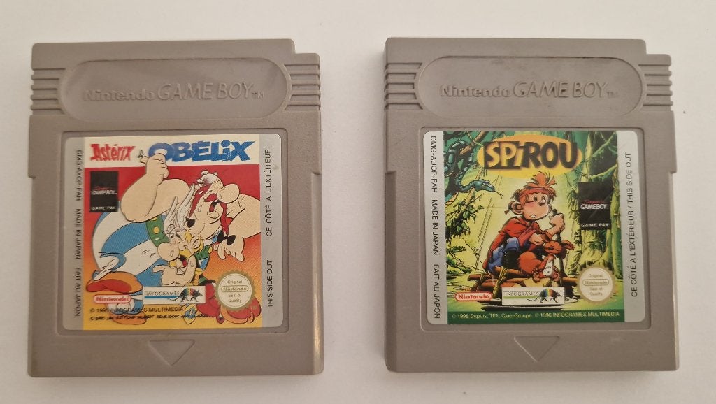 Nitendo gameboy spel Asterix & Obelix en Spirou, Avontuur en Actie, Gebruikt, 1 speler, Ophalen of Verzenden