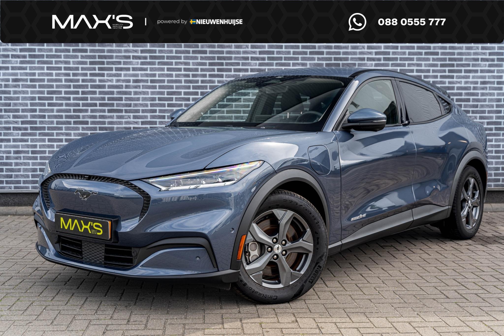Ford Mustang Mach-E RWD 75 kWh | Bang Olufsen Audio | 360 Gr, Achterwielaandrijving, Gebruikt, 750 kg, Automatische klimaatregeling