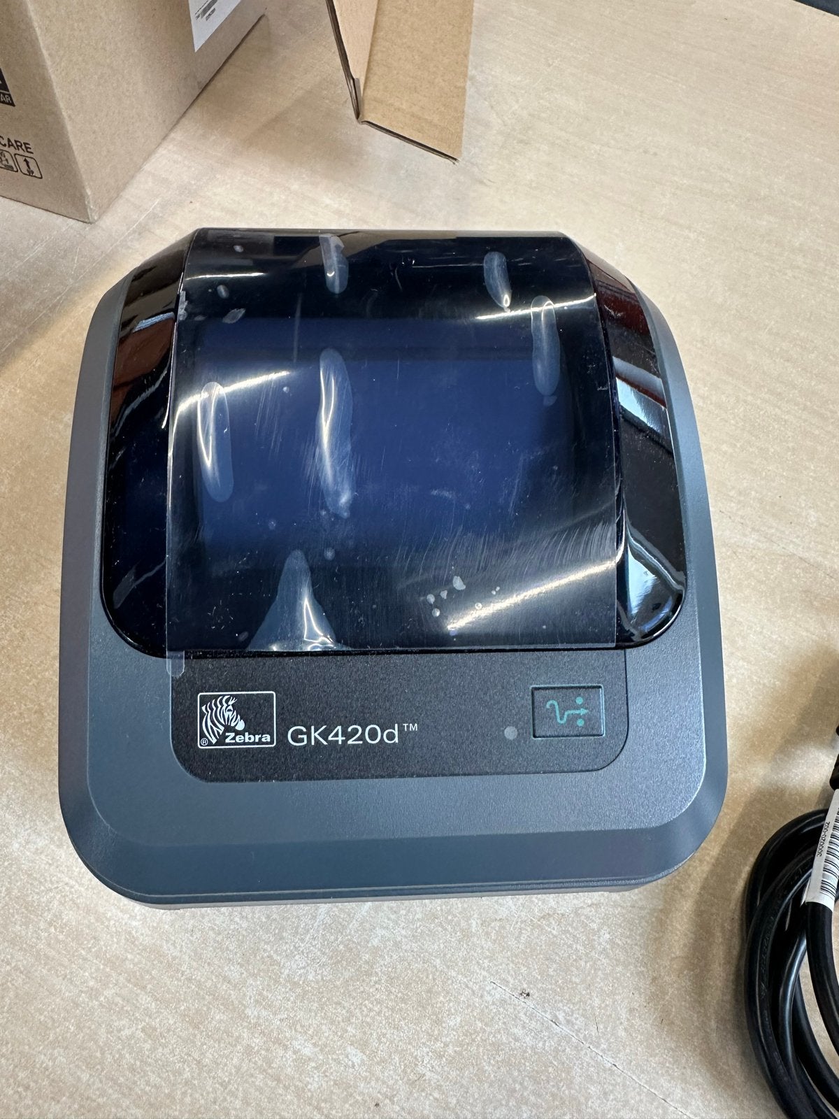Zebra GK420d Labelprinter - Zo goed als nieuw, Computers en Software, Zwart-en-wit printen, Printer, Ophalen of Verzenden, Zo goed als nieuw