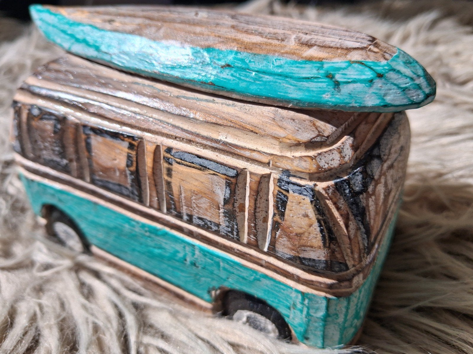 Ibiza Beach style 

Vw busje met surfplank, Verzenden, Nieuw, Overige typen