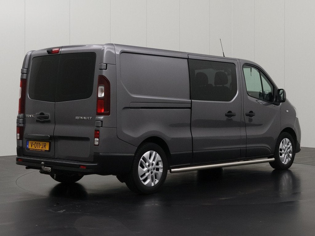 Renault Trafic 1.6DCi 125PK Luxe Lang Dubbele Cabine | 6-Per, Auto's, Bestelauto's, Voorwielaandrijving, Gebruikt, 2000 kg, Renault