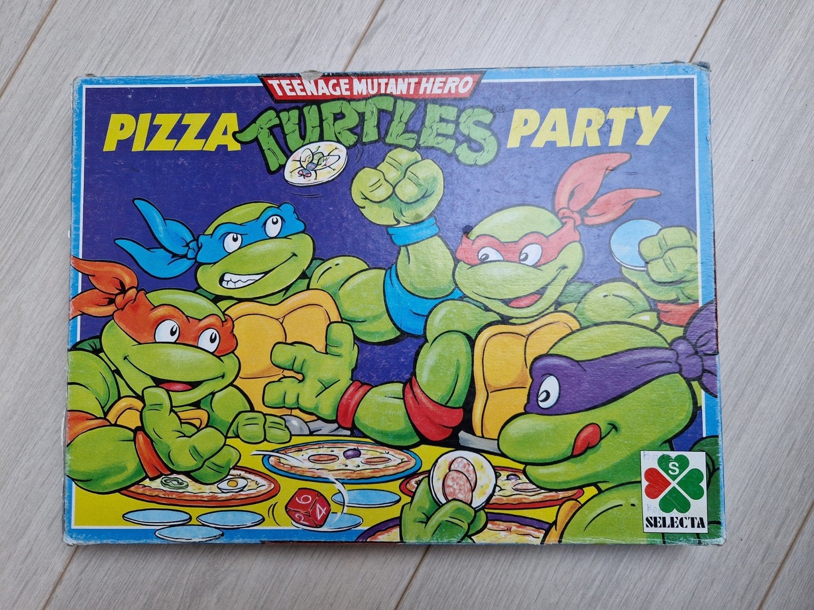 1990 tmnt teenage mutant hero ninja turtles pizza party spel, Ophalen of Verzenden