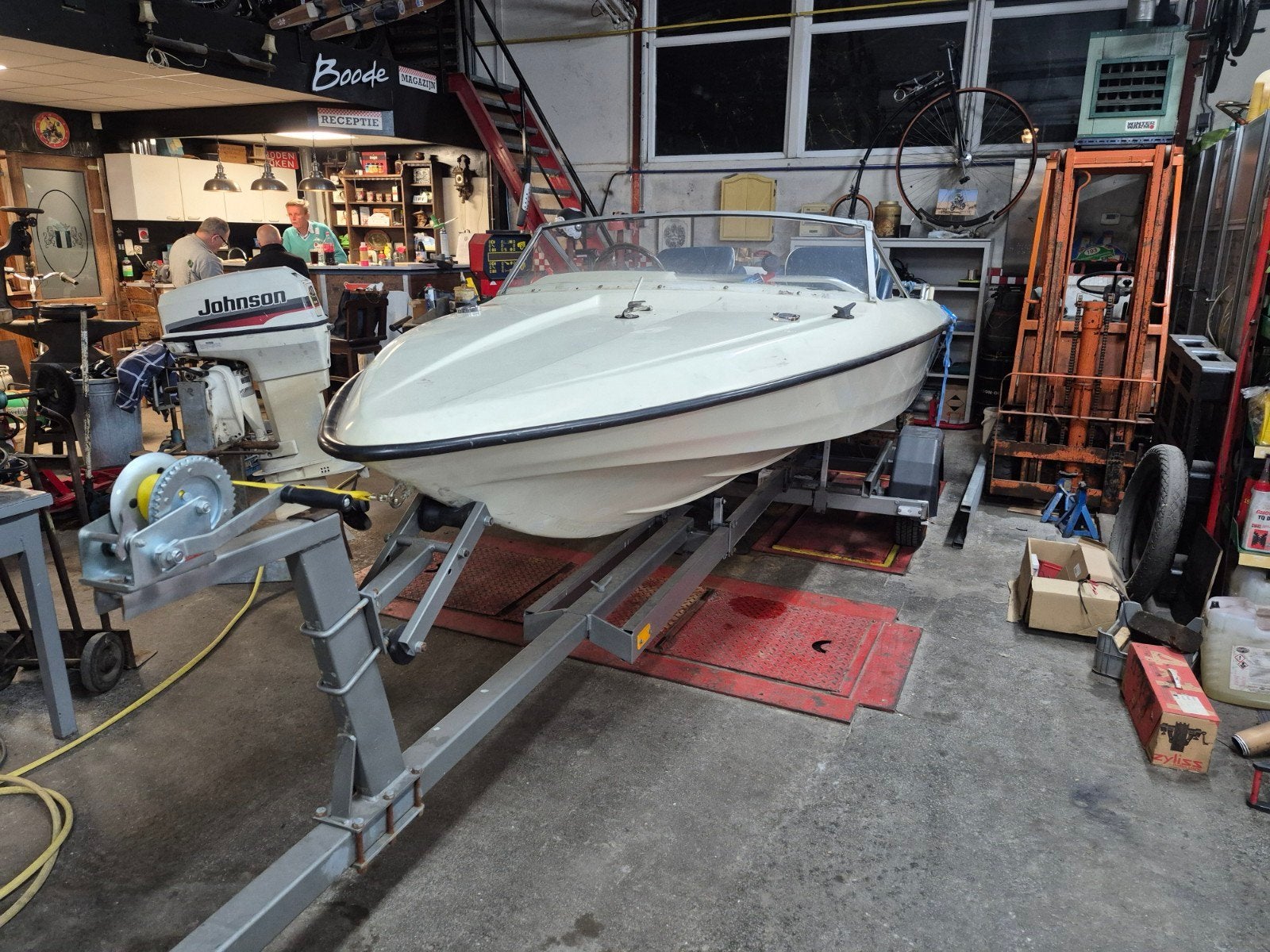 Fletcher Sportsman Speedboot met Trailer en Motor, Watersport en Boten, Ophalen, Overige merken, Gebruikt, Buitenboordmotor