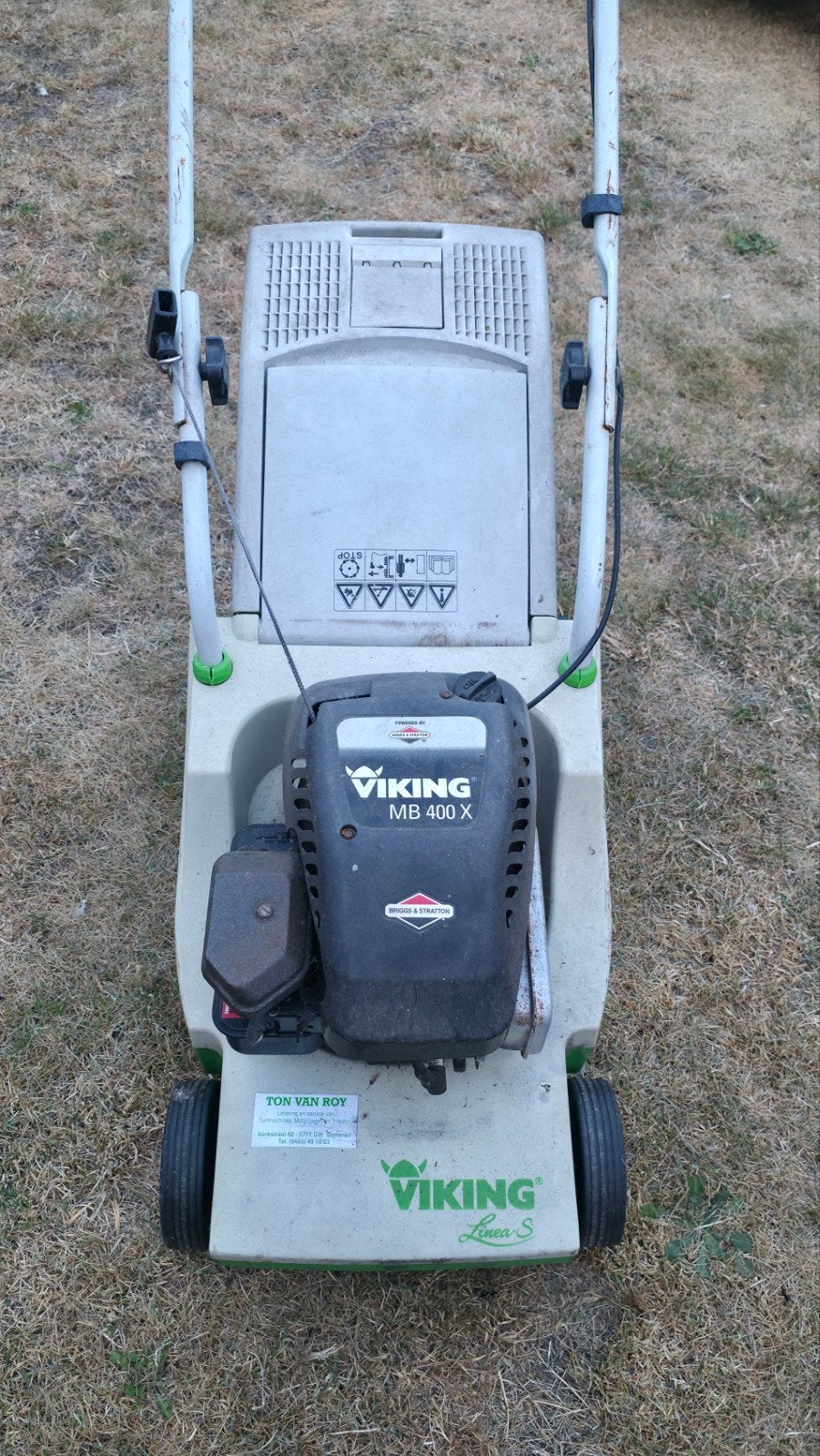 Viking mb 400 X benzinemotor, Tuin en Terras, Grasmaaiers, Ophalen, 50 cm of meer