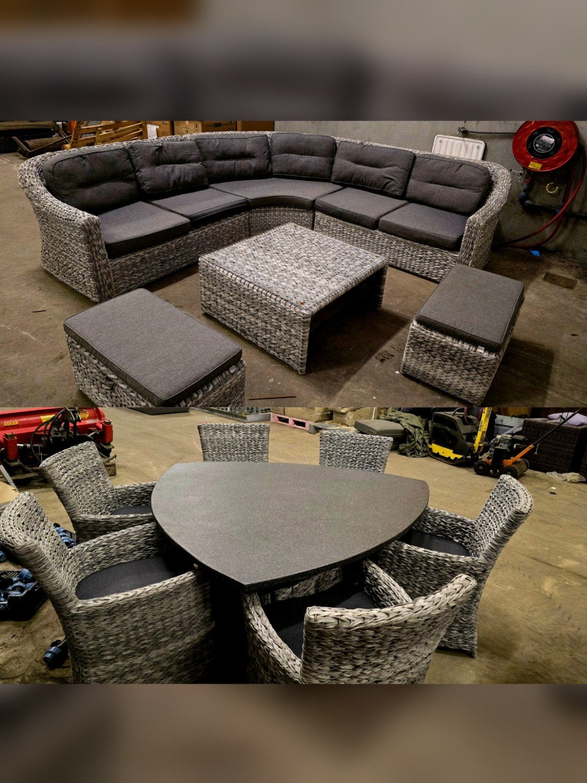 loungeset  &    tuinset   bijpassend, Tuin en Terras, Ophalen, 6 zitplaatsen, Zo goed als nieuw, Eettafel