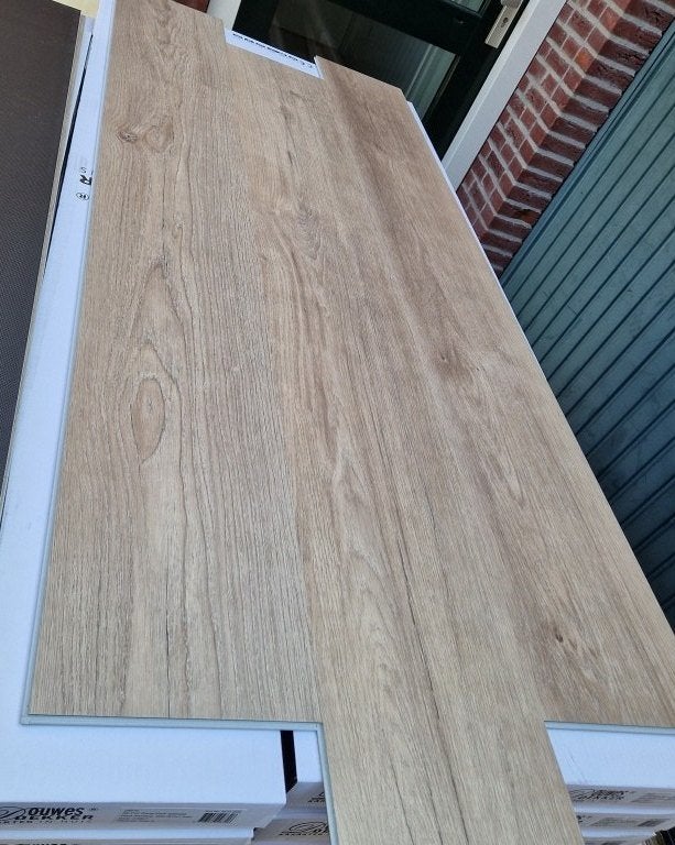 Nieuw 138 m² Douwes Dekker Klik PVC - Riante Plank Spekkoek, Ophalen, Douwes Dekker, 75 m² of meer, Nieuw