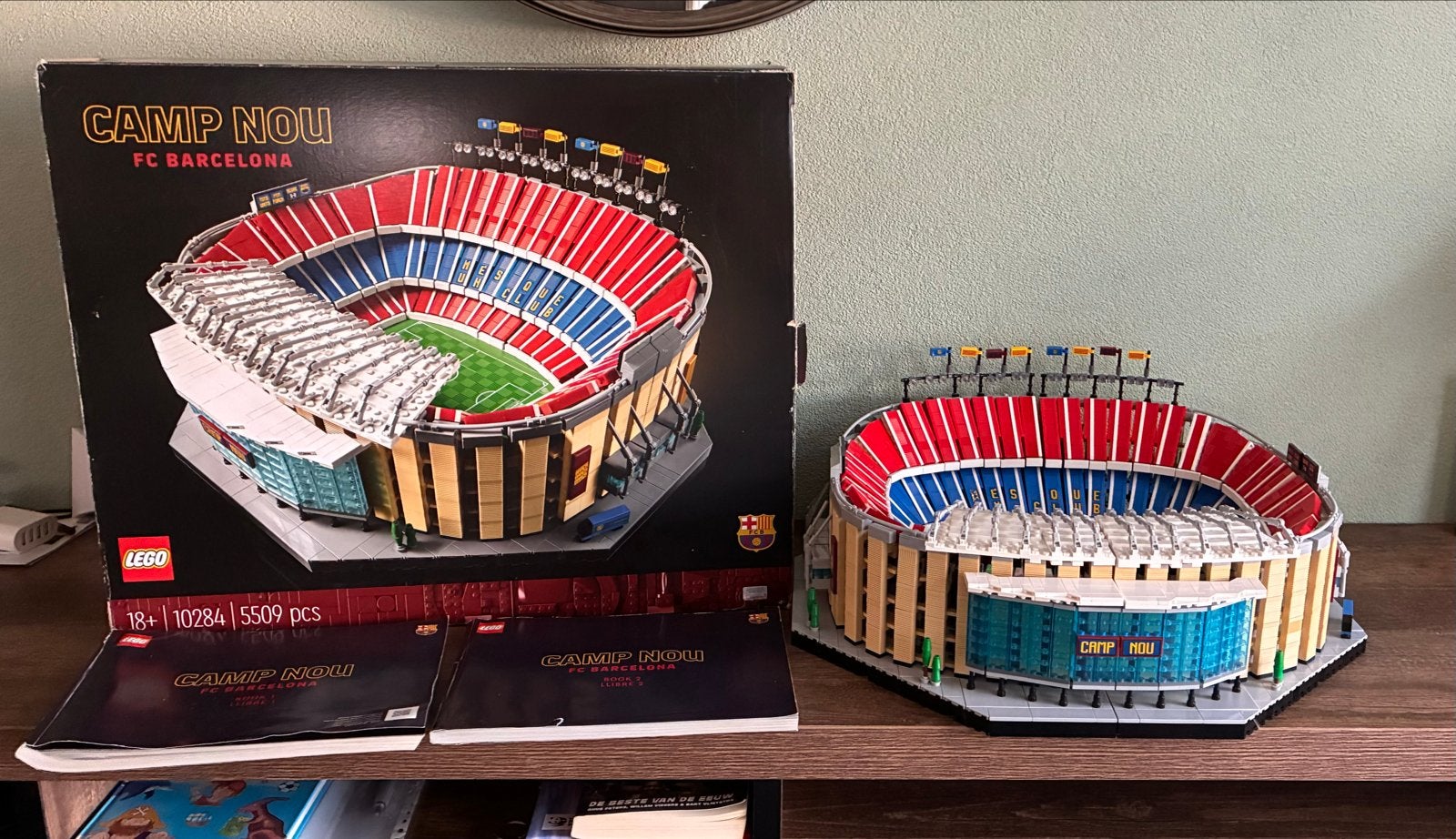 LEGO Camp Nou - FC Barcelona (10284) - Zo goed als nieuw, Ophalen, Zo goed als nieuw, Overige merken