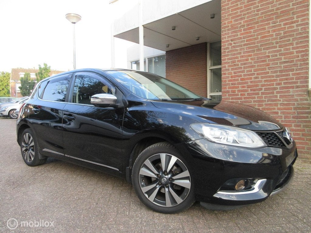 Nissan Pulsar 1.2 DIG-T Acenta Automaat, Auto diversen, Schadeauto's, Automaat, Zwart, Nissan, Nissan