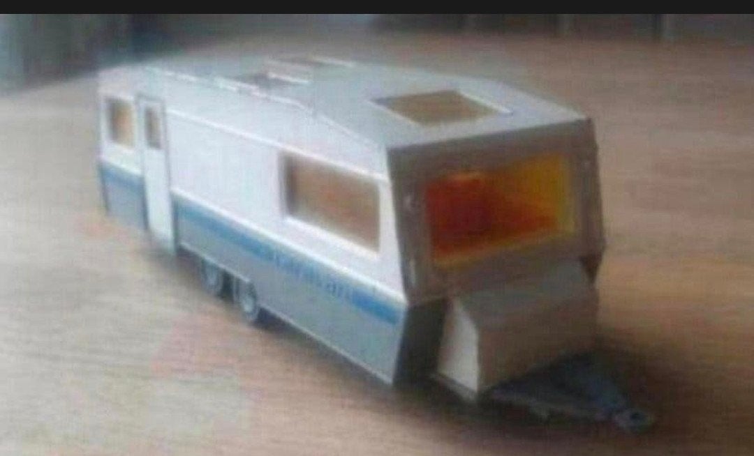 Caravan van SIKU  nr.2518 (Made in West-Germany), Ophalen of Verzenden, Gebruikt, Overige typen, SIKU