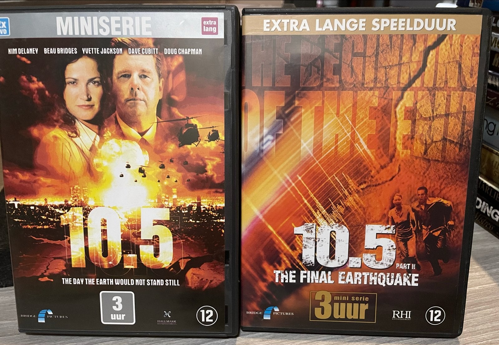 10.5 Miniserie & 10.5 Part II: The Final Earthquake DVD's, Nederlands, Actiethriller, Ophalen of Verzenden, Vanaf 12 jaar