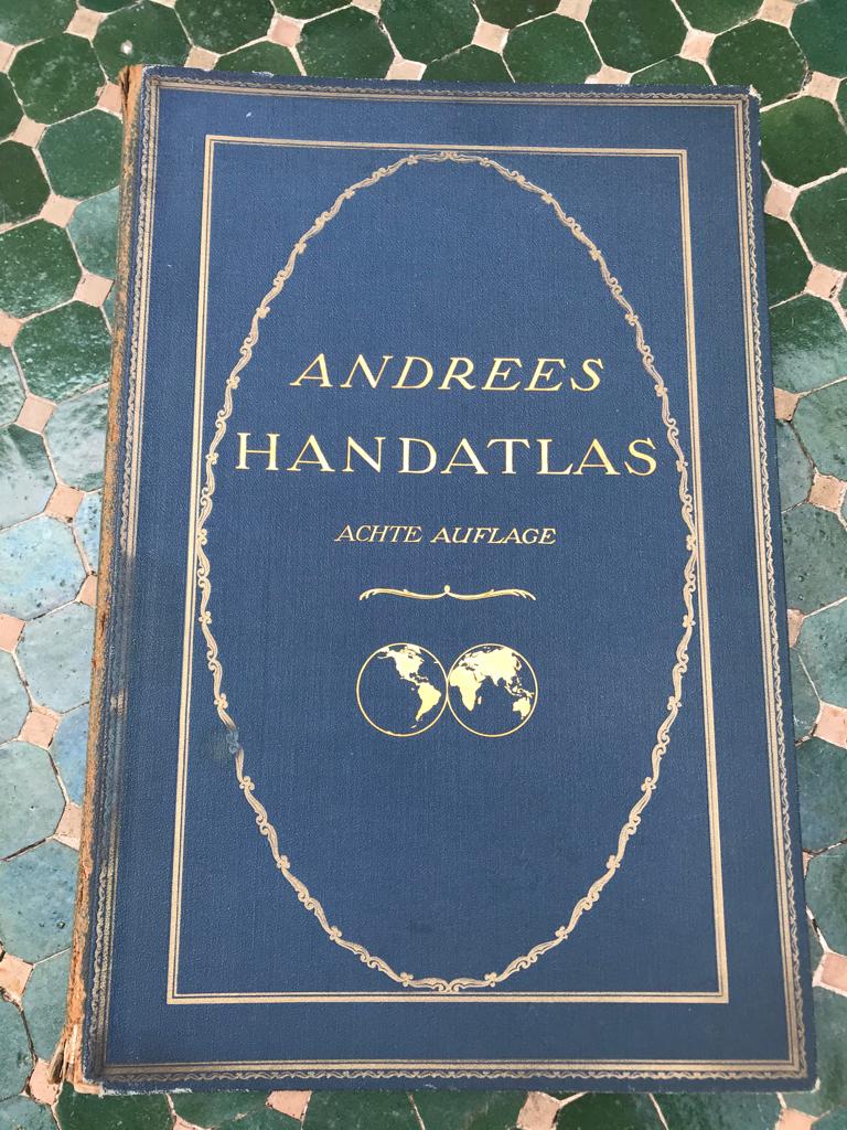 Andrees Handatlas achte Auflage uit 1930., Boeken, Ophalen of Verzenden, 1800 tot 2000, Nederland, Landkaart