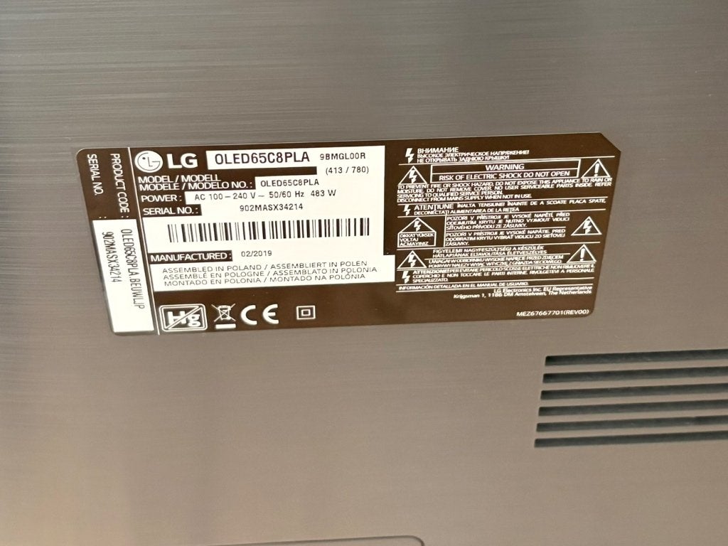 Foto 4 van 65inch LG Smart TV OLED OLED65C8PLA 4k UHD