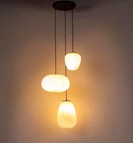 Hanglamp zwart - QAZQA Decoratieve hanglamp, Ophalen, Nieuw, Zwart decoratief, Glas