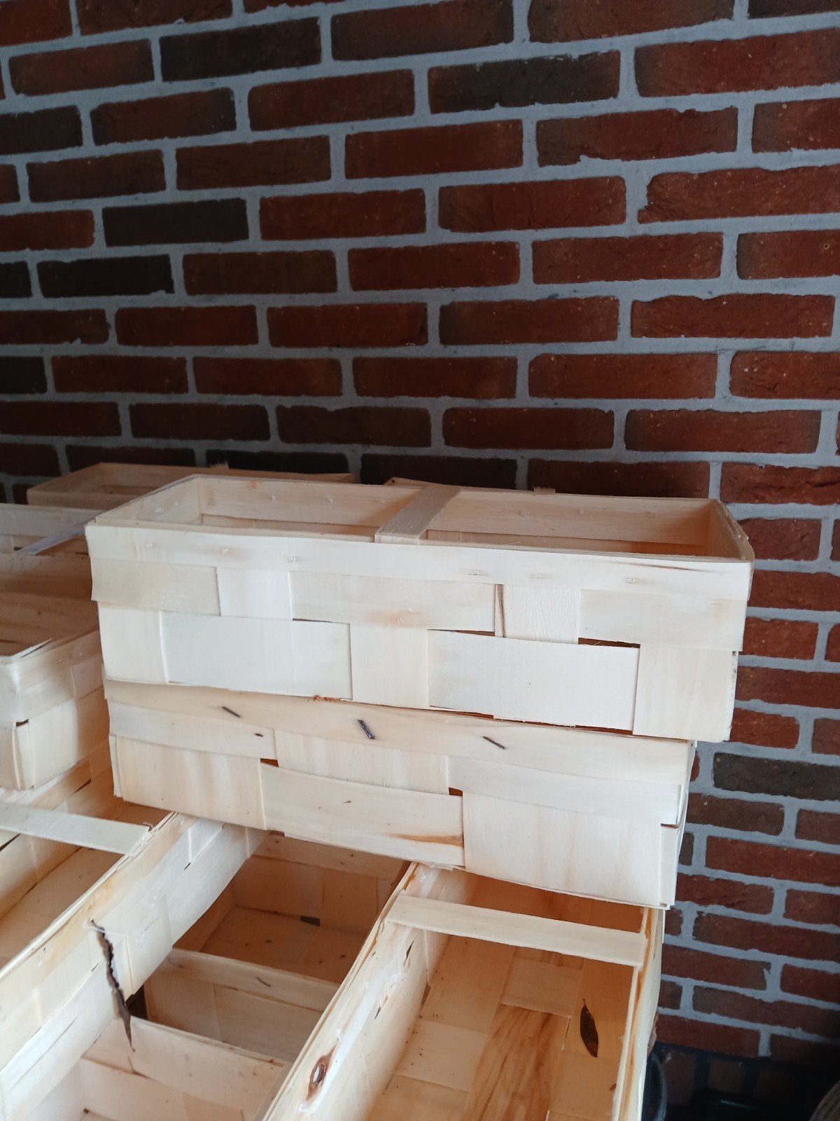 32 stuks houten mandjes, Ophalen of Verzenden