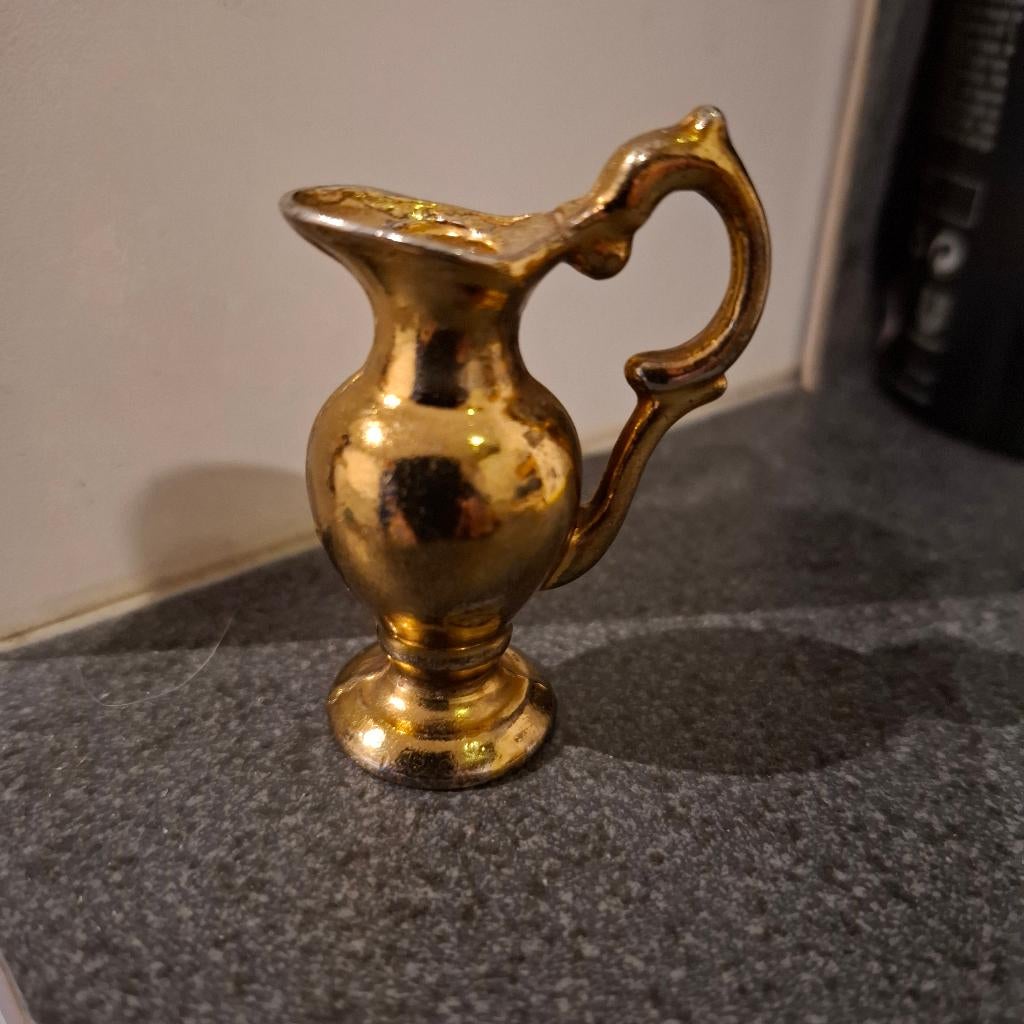 Koper miniatuur kan / vaas voor letterbak, Antiek en Kunst, Antiek | Koper en Brons, Ophalen of Verzenden, Koper
