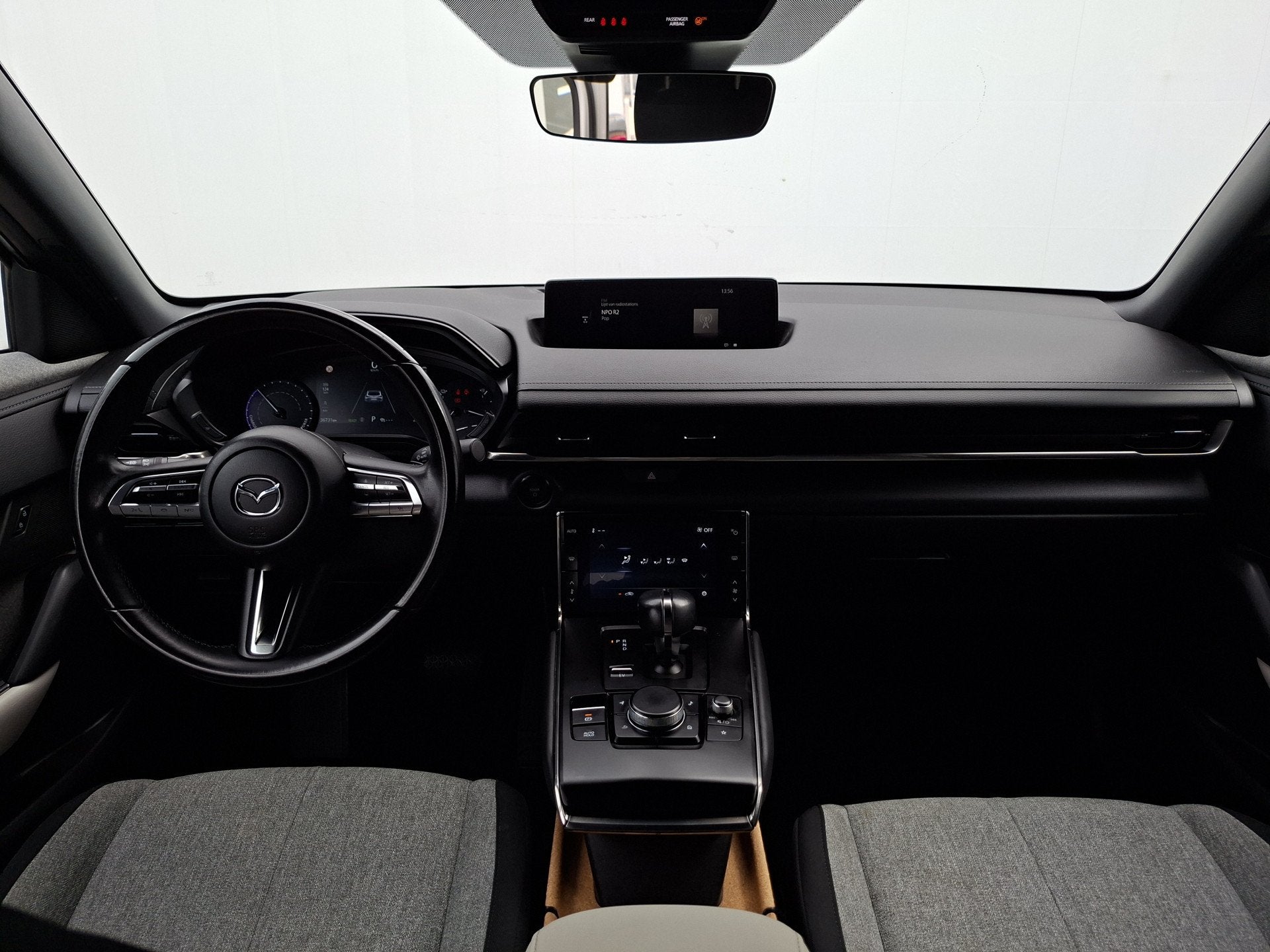 Mazda MX-30 e-SkyActiv R-EV 170 Prime-line PHEV Carplay Came, Auto's, Mazda, Gebruikt, Euro 6, Wit, Bedrijf