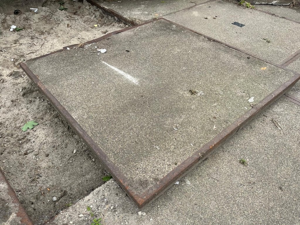 Gebruikte Betonplaten B-kwaliteit | Stelconplaten | Stelcon, Tuin en Terras, Gebruikt, Verzenden, Overige typen, 10 m² of meer