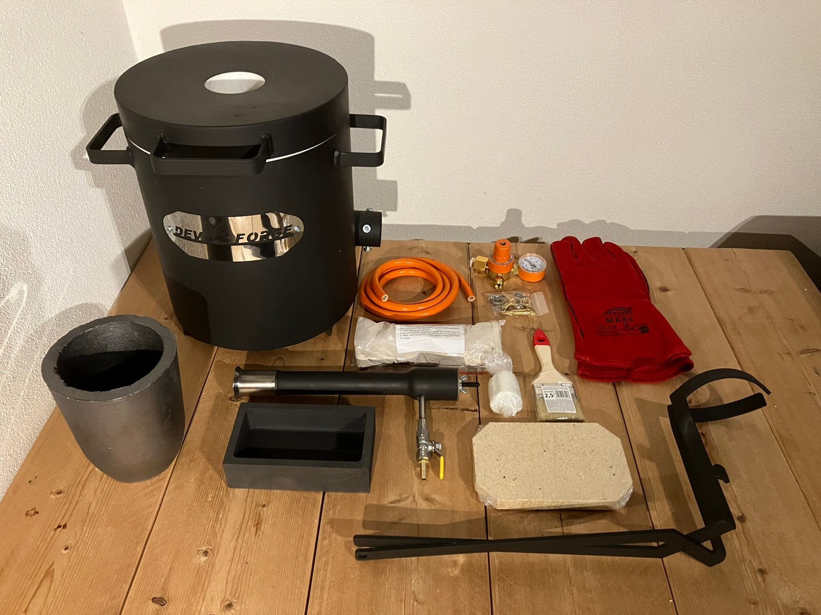 Devil Forge smeltoven 10kg COMPLETE SET, Ophalen of Verzenden, Nieuw