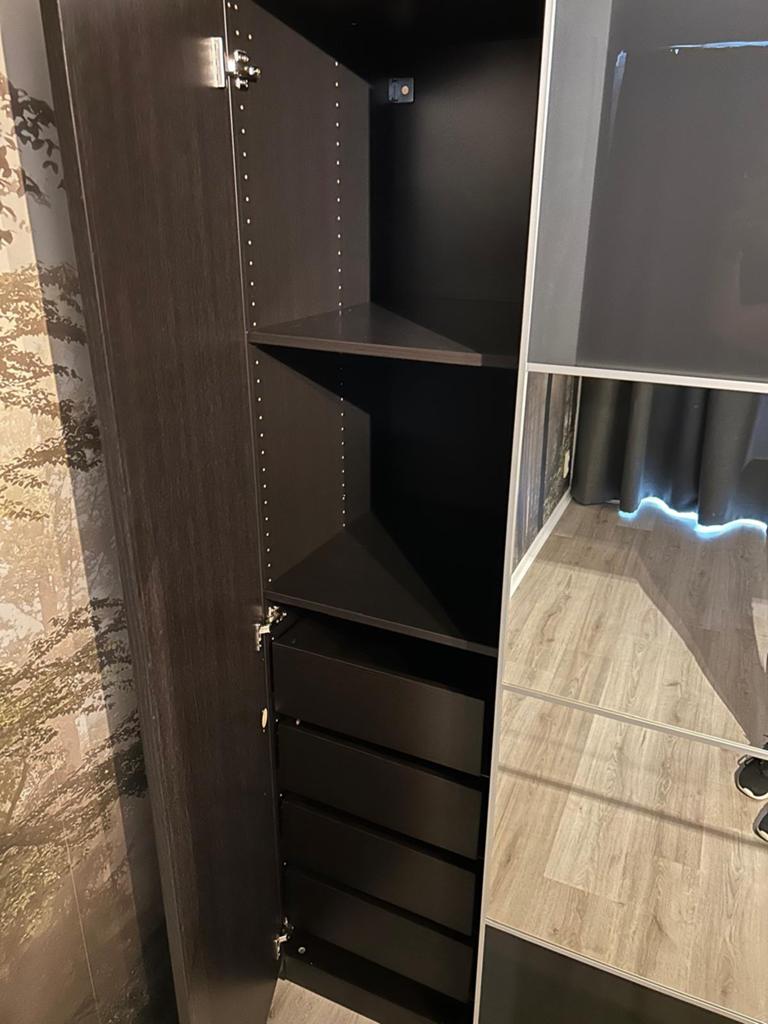 Smal gedeelte Pax kast, Huis en Inrichting, Kasten | Kledingkasten, Ophalen, Zo goed als nieuw, 50 tot 75 cm, 200 cm of meer