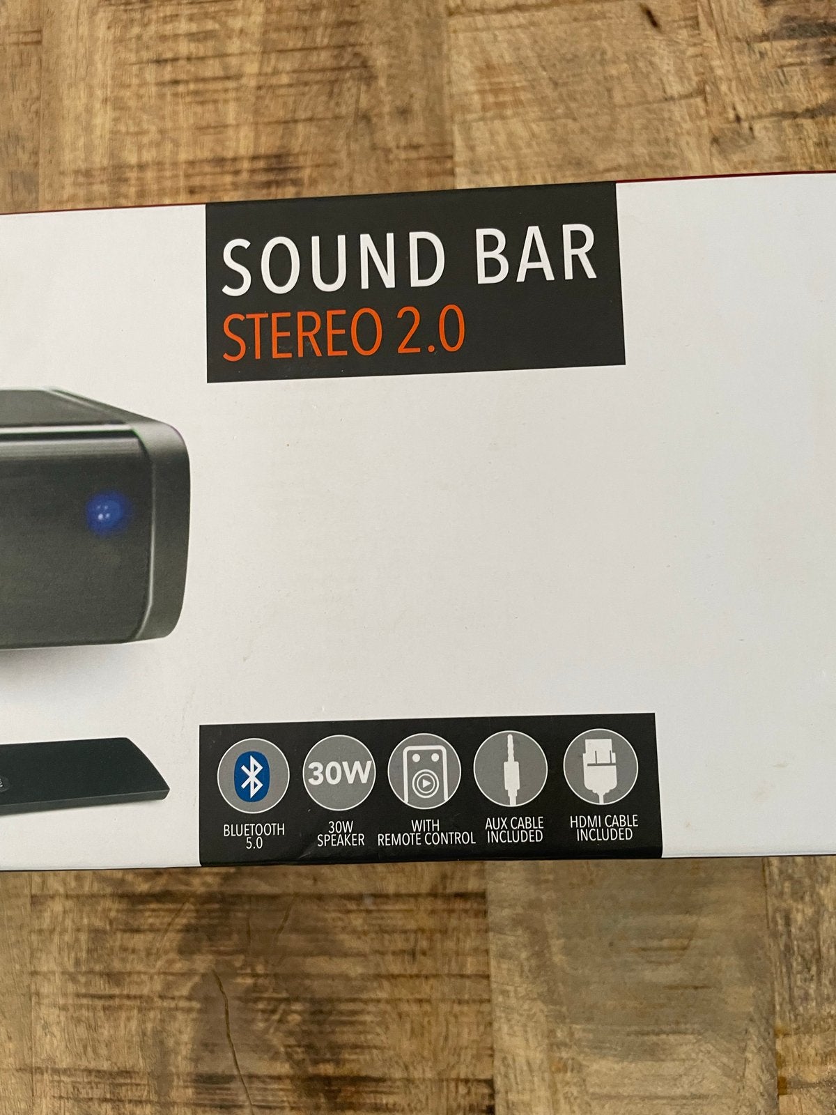 Roseland Soundbar Stereo 2.0, Ophalen, Bluetooth, Nieuw
