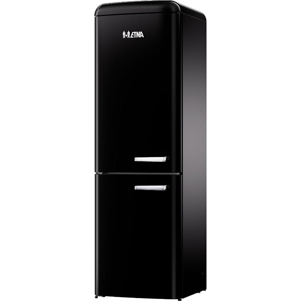 ETNA KVV793LZWA Koel-vriescombinatie | Zwart | 40% KORTING |, Ophalen, 200 liter of meer, 60 cm of meer, Met aparte vriezer