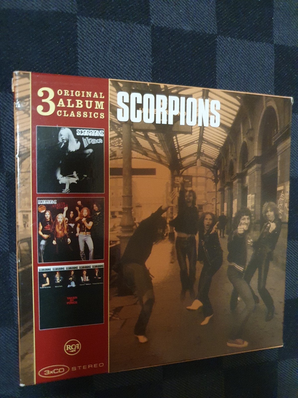 Scorpions 3 original album classics 3 cd box, Verzenden, Gebruikt, Poprock