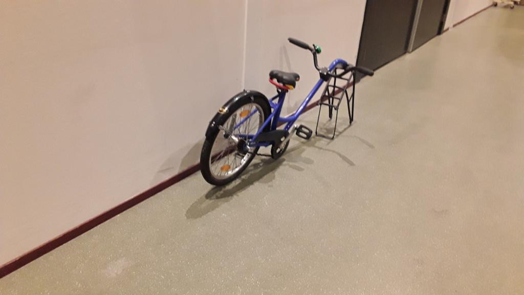 Een tweede hands aanhang fiets voor kinderen, Ophalen, Gebruikt, Vering, Onbekend
