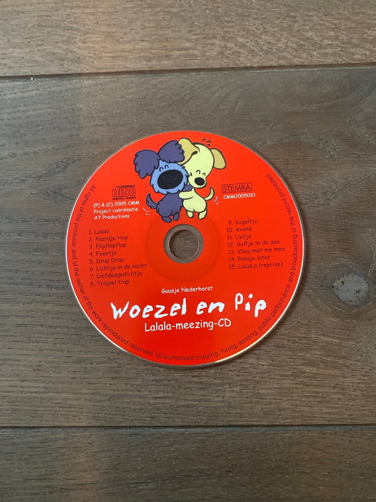 Woezel en Pip Lalala-meezing-CD - Guusje Nederhorst, Gebruikt, Inclusief boekje, Tot 2 jaar, Ophalen of Verzenden