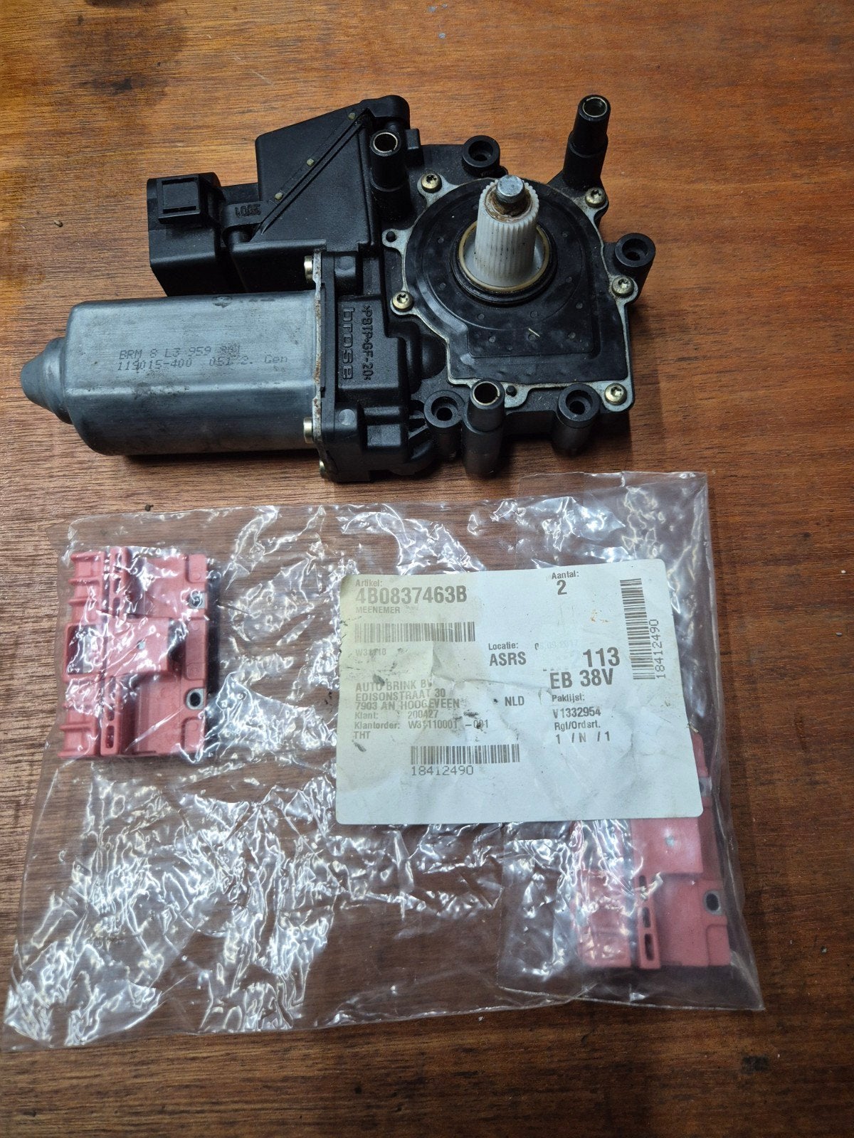 Raamgeleiders (meenemer) en raamportier motor Audi A3 2001, Ophalen, Gebruikt, Audi