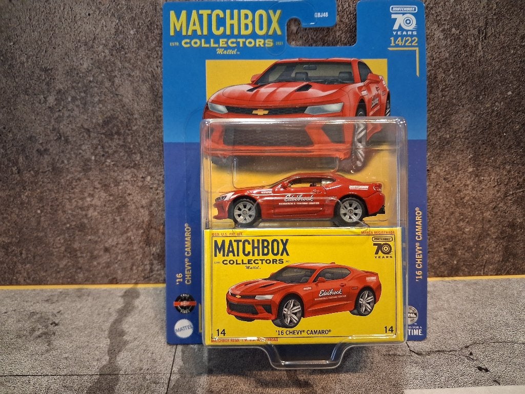 2016 Chevrolet Camaro van Matchbox, Ophalen, Nieuw, Auto