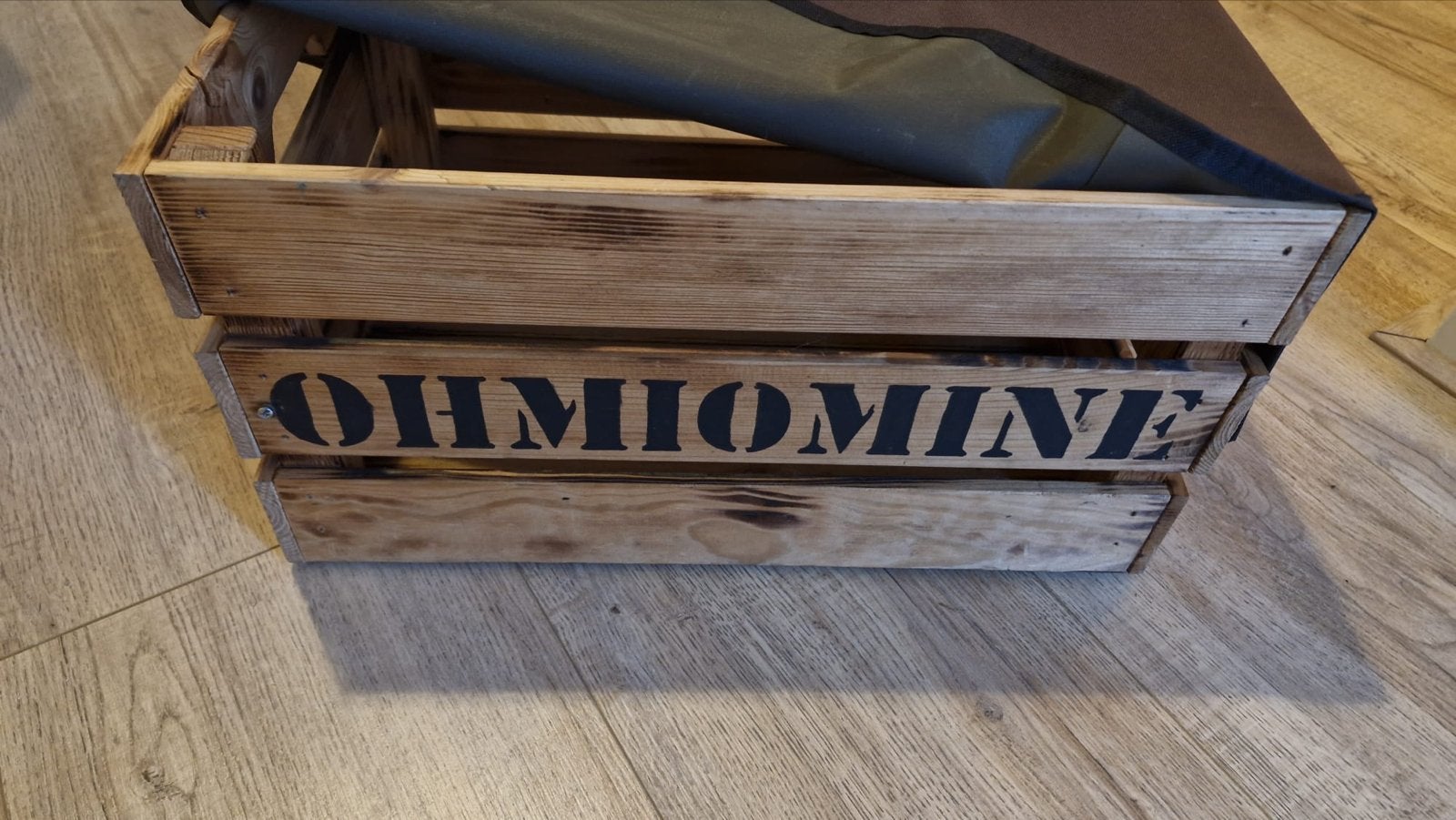 OHMIOMINE Fiets Krat met Afdekhoes - Handig en Stijlvol, Fietsen en Brommers, Ophalen of Verzenden, Gebruikt, Overige typen, Minder dan 20 kg