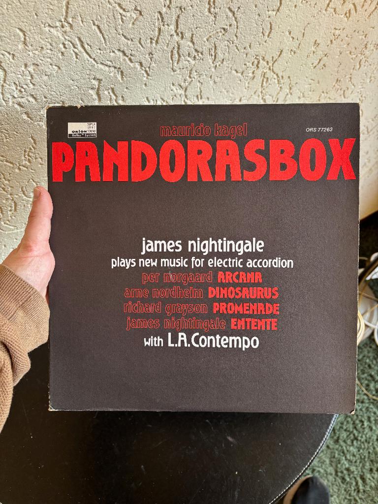 James Nightingale - Pandorasbox - 1977 - Amerikaanse persing, Gebruikt, Ophalen of Verzenden, 12 inch, Overige typen