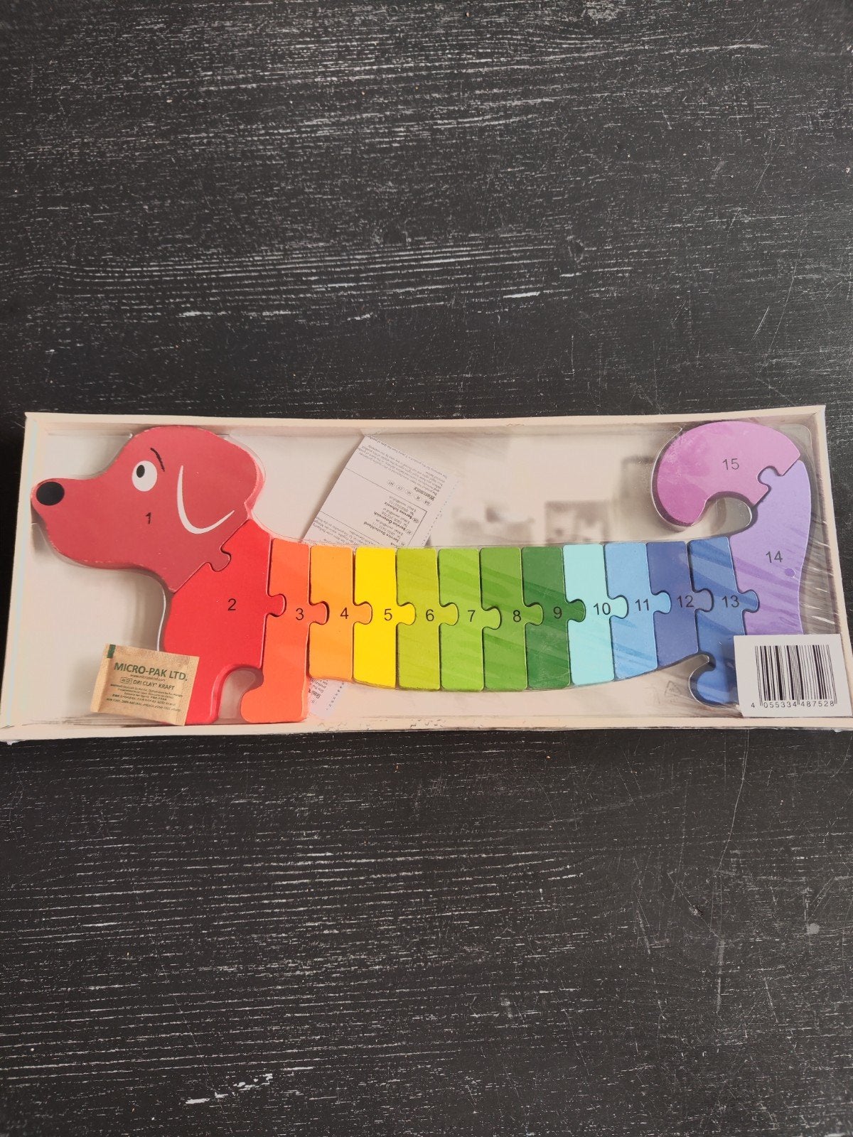 Houten puzzel, Kinderen en Baby's, Speelgoed | Kinderpuzzels, Ophalen of Verzenden, 10 tot 50 stukjes, Nieuw