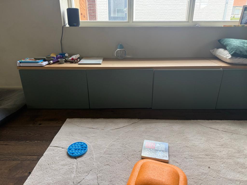 IKEA Besta meubel met lades en deuren, Huis en Inrichting, Bureaus, Gebruikt, Ophalen of Verzenden