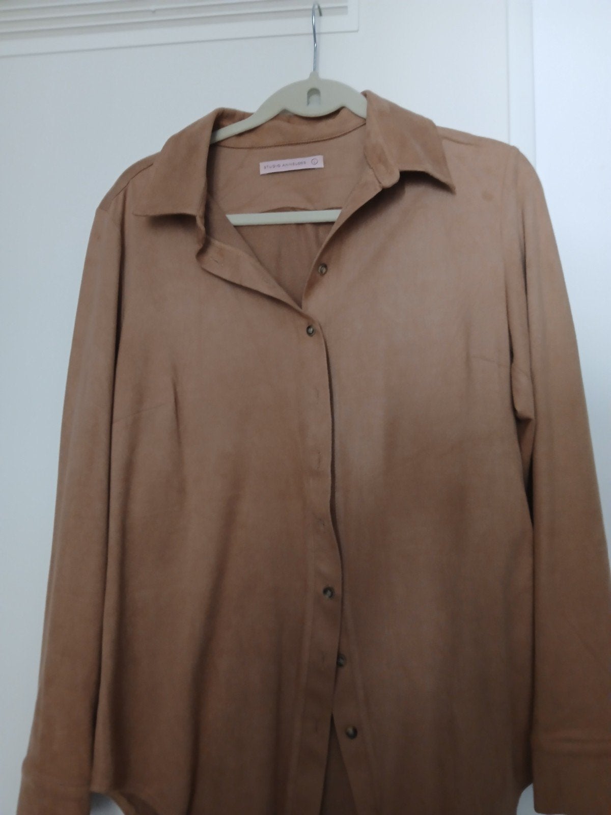 blouse anneloes mt large, Ophalen of Verzenden, Zo goed als nieuw, Maat 42/44 (L), Bruin