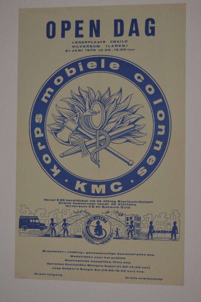 Open dag Corps Mobiele colonnes, Ophalen, Landmacht, Nederland, Embleem of Badge