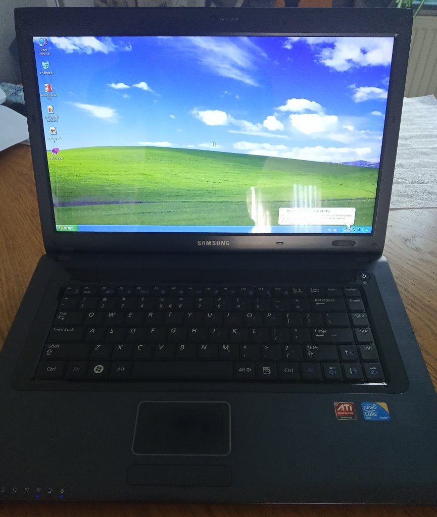 Vintage Samsung NP-R522 laptop met 3gb en  win xp SP3 NL, 320GB, Gebruikt, HDD, Intel Core 2 Duo