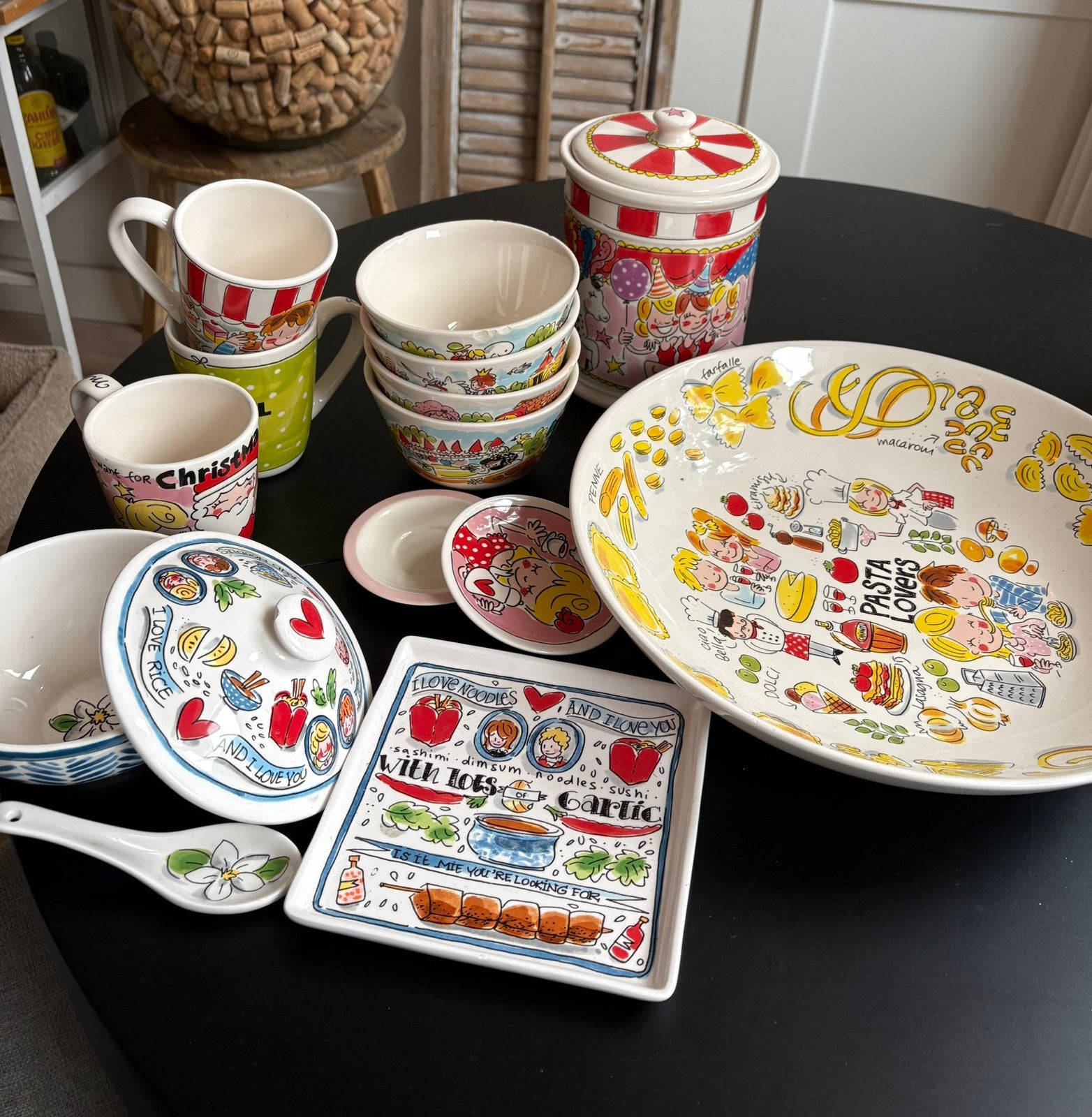 Blond Amsterdam servies | Diverse thema’s, Ophalen, Gebruikt, Landelijk/Boerenbont, Aardewerk