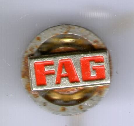 FAG kogellagers zilverkleurig speldje ( H_161), Verzamelen, Speldjes, Pins en Buttons, Nieuw, Speldje of Pin, Stad of Land, Verzenden