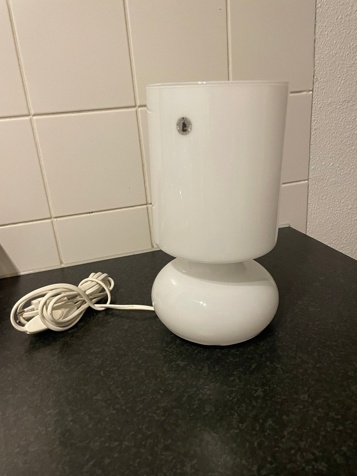 Vintage Ikea Flysta tafel lamp -Wit, E14 (klein), Wit, Ophalen of Verzenden, IKEA